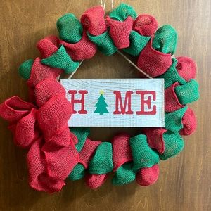 * Holiday wreath